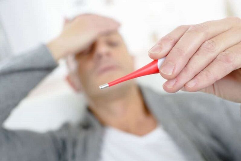 Temperatura me prostatit