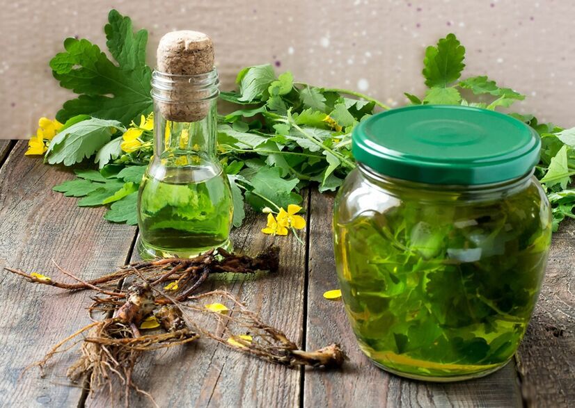 Tinkturë celandine për prostatitin